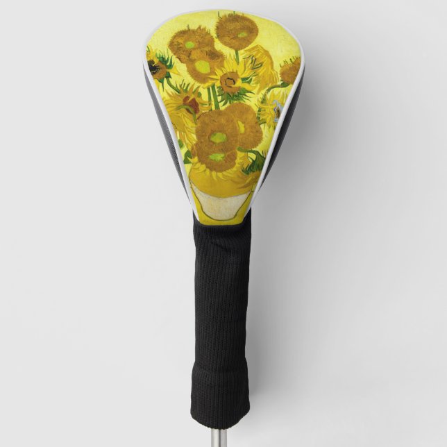 Sonnenblumen Vincent van Gogh Golf Headcover (Vorderseite)
