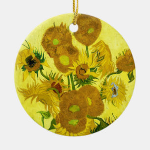 Sonnenblumen Vincent van Gogh Keramik Ornament