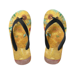 Sonnenblumen Vincent van Gogh      Kinderbadesandalen
