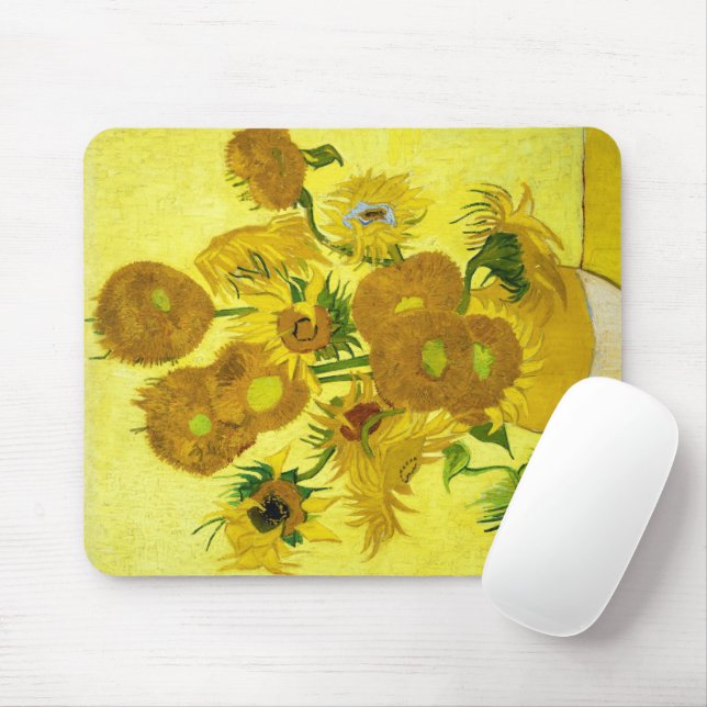 Sonnenblumen Vincent van Gogh Mousepad (Mit Mouse)