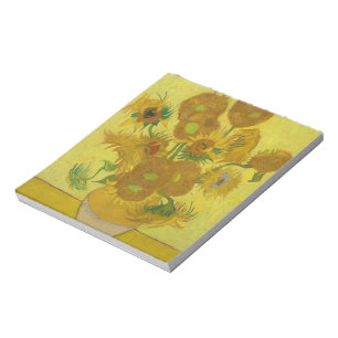 Sonnenblumen - Vincent van Gogh Notizblock