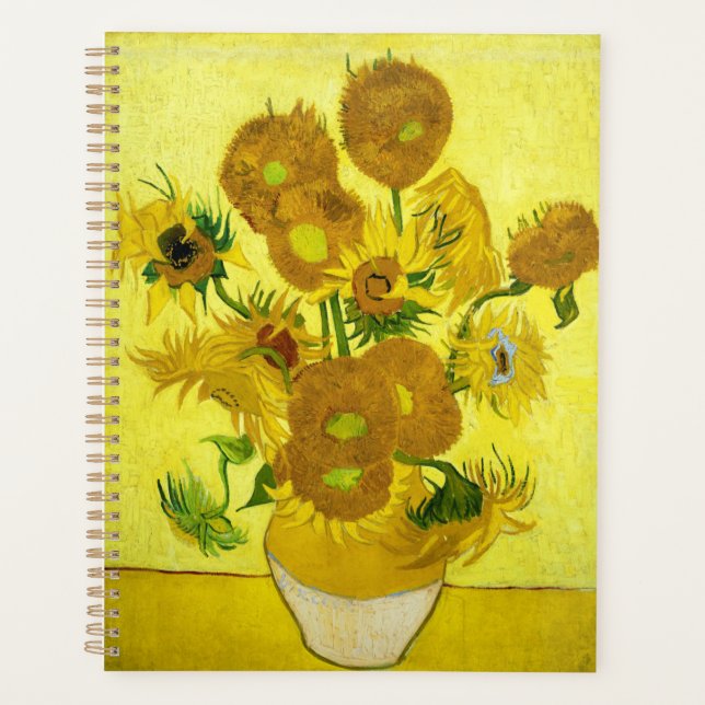 Sonnenblumen Vincent van Gogh Planer (Vorderseite)