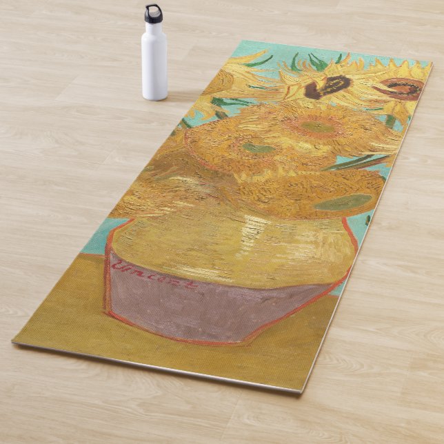 Sonnenblumen Vincent van Gogh Yogamatte (Beispiel)