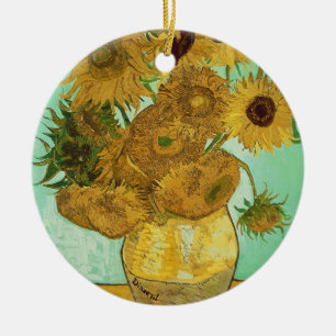 Sonnenblumen Vincent van Goghs , 1888 Keramikornament