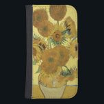 Sonnenblumen Vincent van Goghs |, 1888 Galaxy S4 Geldbeutel Hülle<br><div class="desc">Bild-Sammlungs-Zahl:  BAL970 Sonnenblumen,  1888 (Öl auf Leinwand). Gogh,  (1853-90) Öl Vincent-Packwagens auf Leinwand. National Gallery,  London,  Großbritannien.  1888</div>