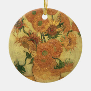 Sonnenblumen Vincent van Goghs  , 1889 Keramikornament