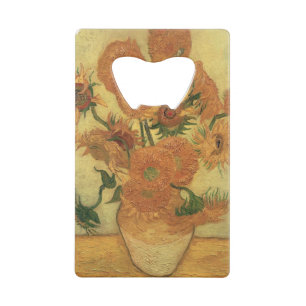 Sonnenblumen Vincent van Goghs , 1889 Kreditkarten Flaschenöffner