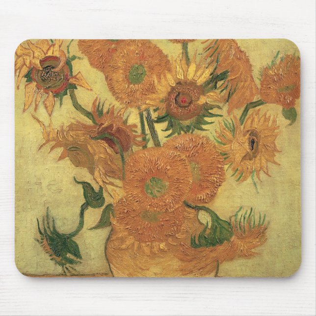 Sonnenblumen Vincent van Goghs |, 1889 Mousepad (Vorne)