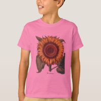 Sonnenblumen Vintag Damask Blume Art