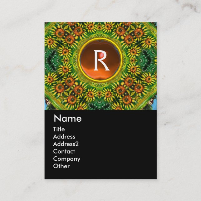 SONNENBLUMEN VISITENKARTE (Vorderseite)