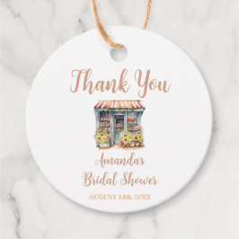 Sonnenblumen vom Markt Brautparty Vielen Dank Geschenkanhänger