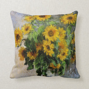 Sonnenblumen von Monet Kissen
