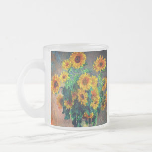 Sonnenblumen von Monet Mattglastasse