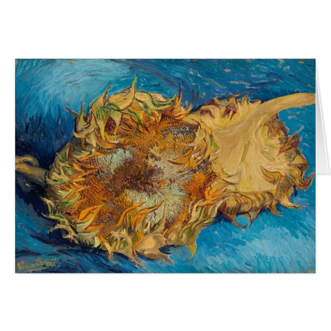 Sonnenblumen von Van Gogh Gemälde Art (Vorderseite (Horizontal))