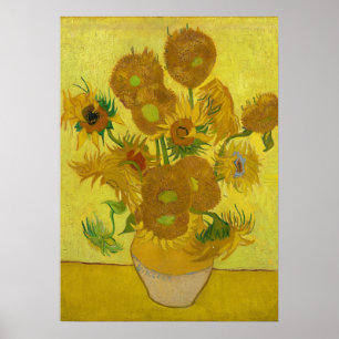 Sonnenblumen von Van Gogh Gemälde Art Poster