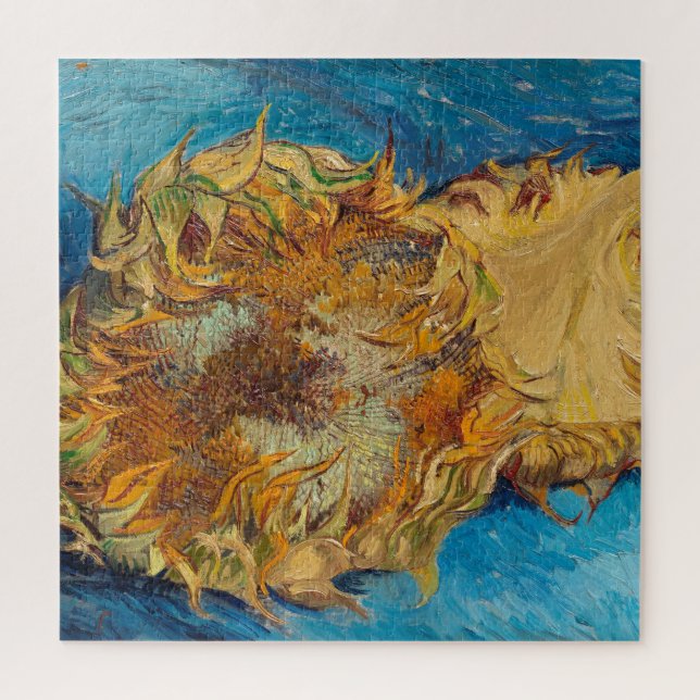 Sonnenblumen von Van Gogh Gemälde Art Puzzle (Vertikal)