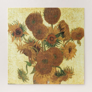 Sonnenblumen von Van Gogh Gemälde Art Puzzle