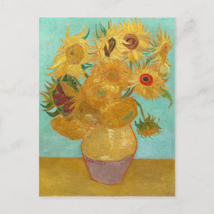 Sonnenblumen von Van Gogh Postkarte