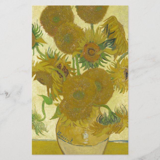 Sonnenblumen von Vincent Van Gogh (Vorderseite)