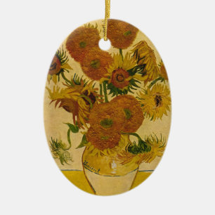 Sonnenblumen von Vincent van Gogh, 1878 Keramikornament