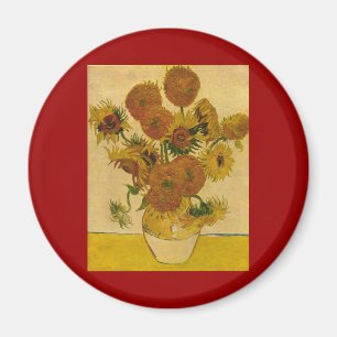 Sonnenblumen von Vincent van Gogh, 1878 Magnet