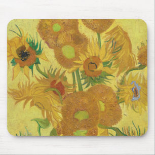 Sonnenblumen von Vincent van Gogh (1888) Mousepad