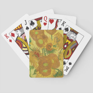 Sonnenblumen von Vincent van Gogh (1888) Spielkarten
