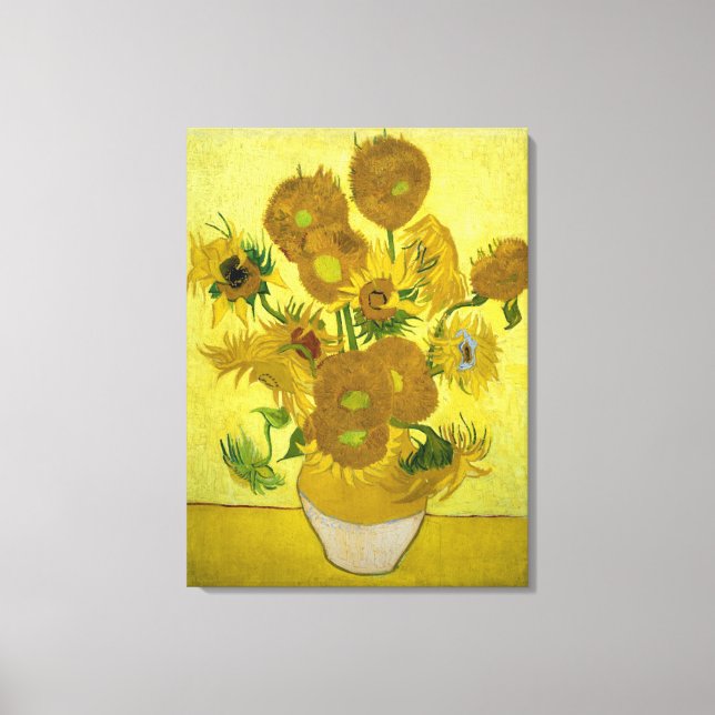Sonnenblumen von Vincent Van Gogh Leinwanddruck (Vorderseite)
