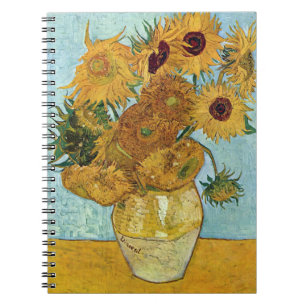Sonnenblumen von Vincent Van Gogh Notizblock