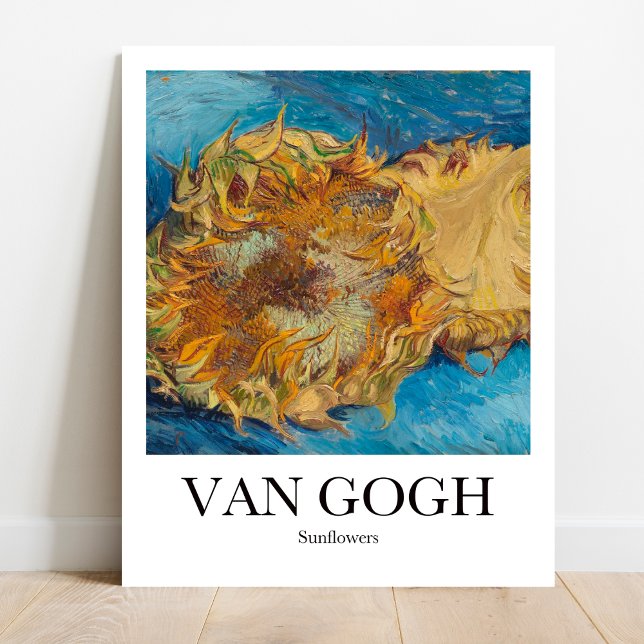Sonnenblumen von Vincent Van Gogh Poster (Bring Sunshine Home: Van Gogh's Sunflowers. Vivid colors, museum-quality print})