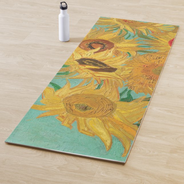 Sonnenblumen von Vincent Van Gogh Yogamatte (Beispiel)