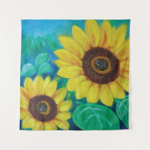 Sonnenblumen Wandteppich