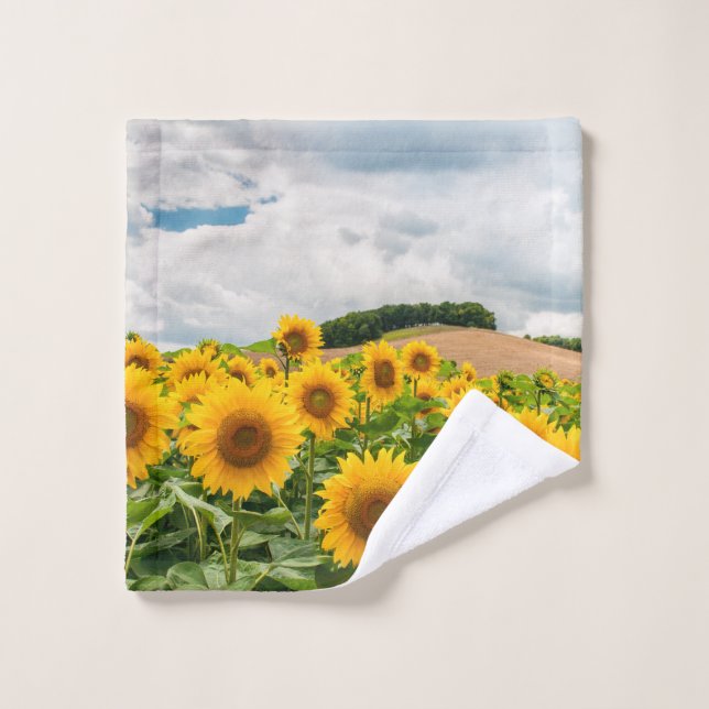 Sonnenblumen Waschlappen (Waschlappen)
