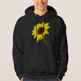 Sonnenblumen Wasserfarbe Blumengrafik Inspiration Hoodie