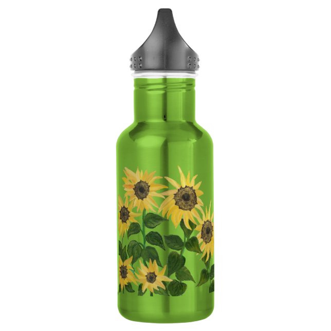 Sonnenblumen Wasserflasche (Links)