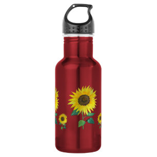 Sonnenblumen Wasserflasche