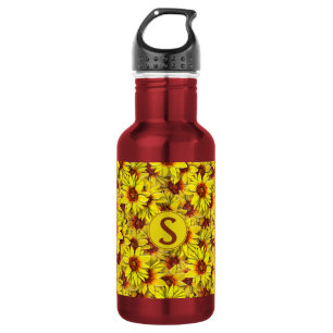 Sonnenblumen-Wasserflasche Edelstahlflasche