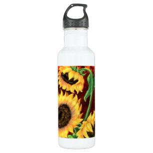 Sonnenblumen Wasserflasche Edelstahlflasche