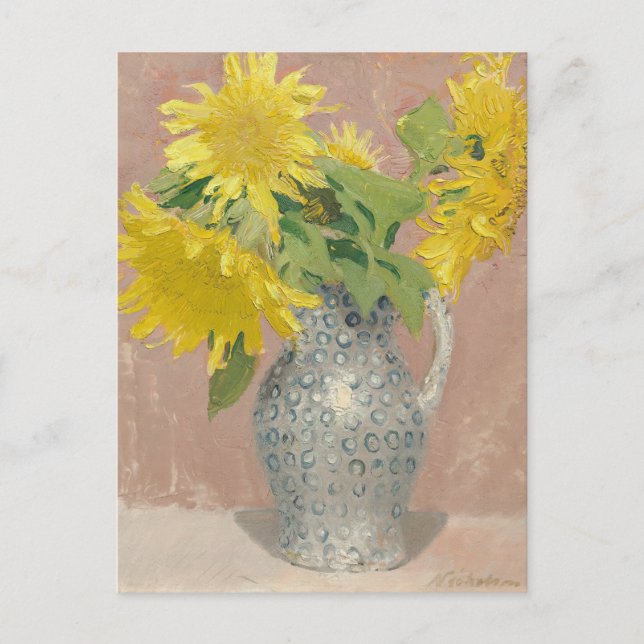Sonnenblumen | William Nicholson Postkarte (Vorderseite)