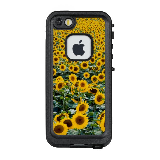 Sonnenblumen, Wisconsin-Feld LifeProof iPhone Hülle (Rückseite)