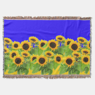 Sonnenblumen Wurfdecke Decke