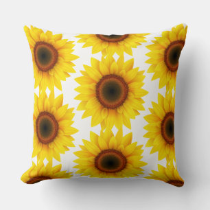 Sonnenblumen-Wurfkissen Kissen