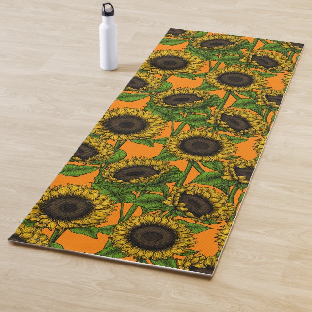Sonnenblumen Yogamatte (Beispiel)