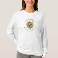 Sonnenblumen Zitat Sweatshirt