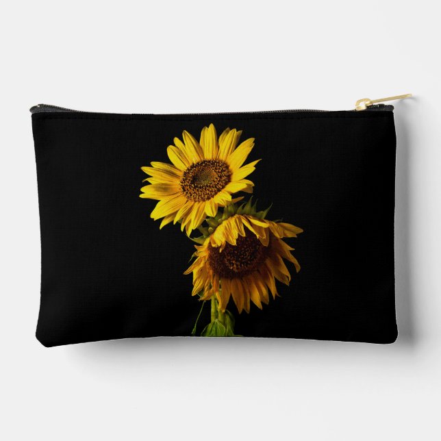 Sonnenblumen  zubehörtasche (Rückseite)
