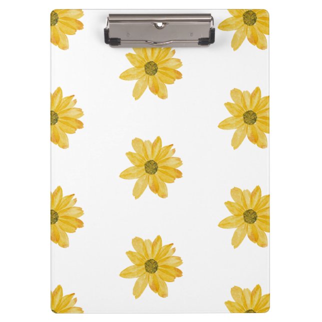 Sonnenblumen-Zwischenwand Klemmbrett (Vorderseite)