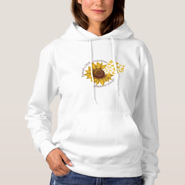 Sonnenblumenangebot Hoodie (Vorderseite)
