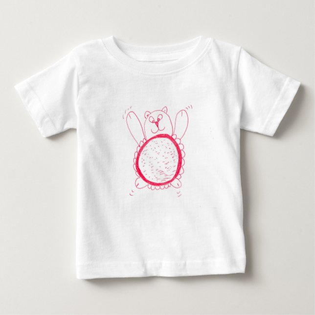 Sonnenblumenbär Baby American Apparel T - Shirt (Vorderseite)