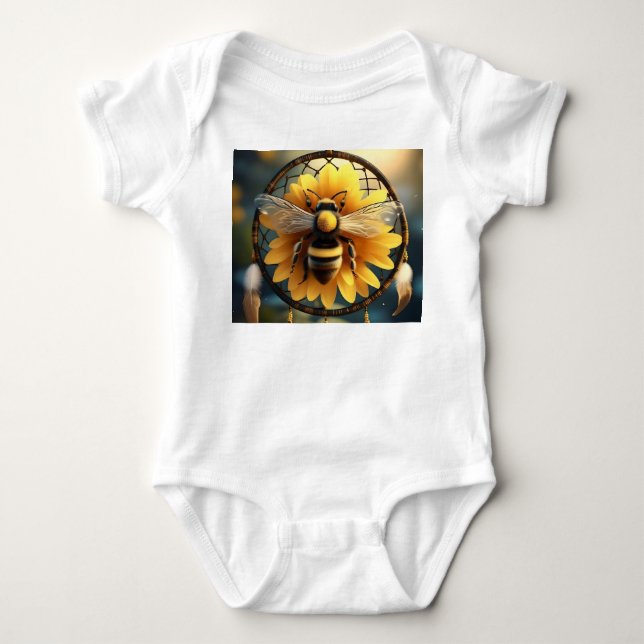 Sonnenblumenbäume, Baby Strampler (Vorderseite)