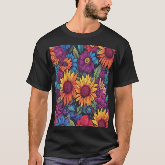 Sonnenblumenblume #212 - T-Shirt (Vorderseite)